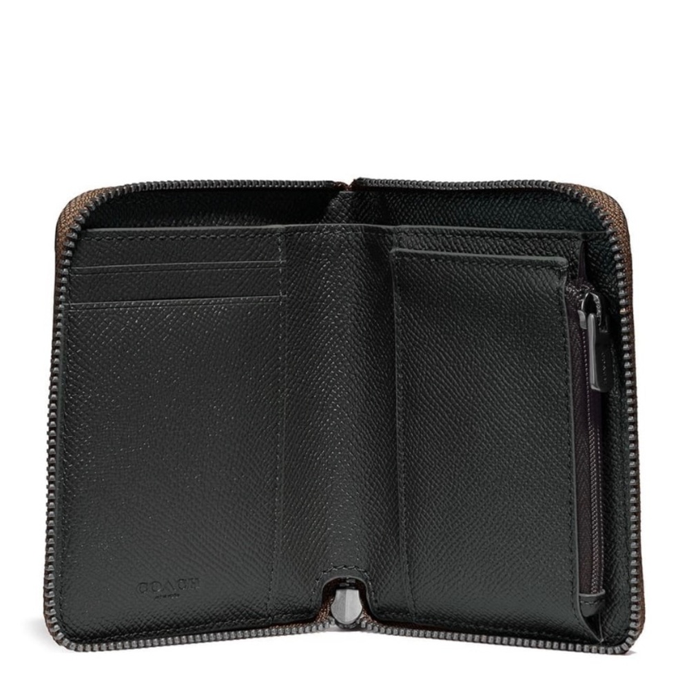 Authentic COACH Metallic leather zip around wallet - Picture 3 of 10